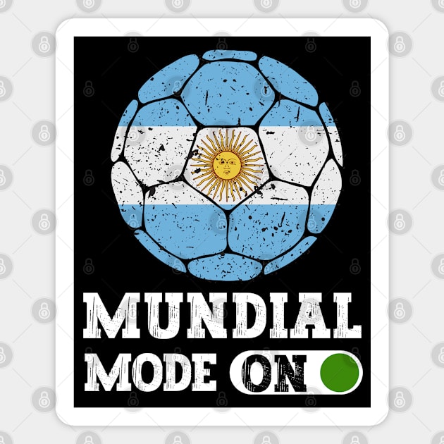 Argentina Futbol Magnet by footballomatic